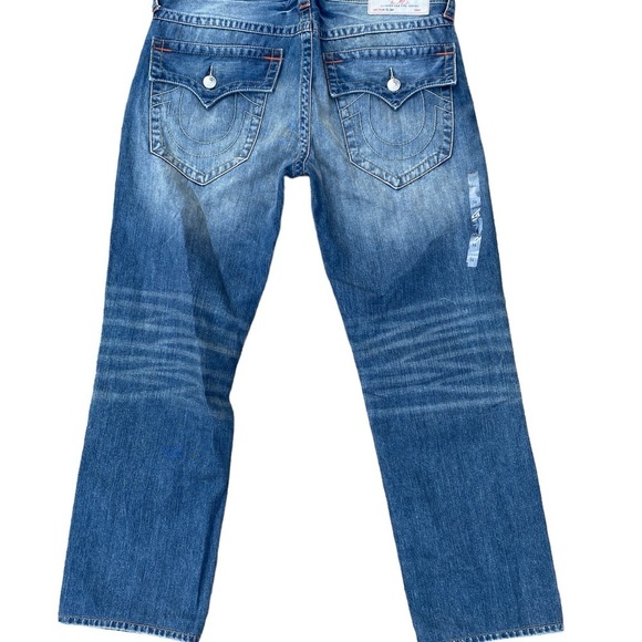 True Religion Jeans Size 34 SLIM Blue - Picture 3 of 9